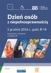ZUS zaprasza na Dzień Osób z Niepełnosprawnością